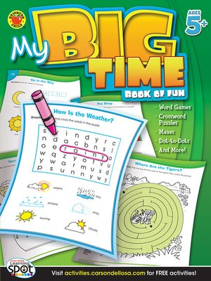 cover image of My Big Time Book of Fun, Grades K - 2